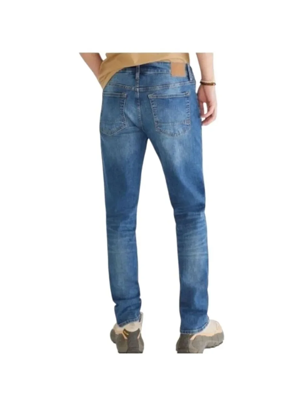 Aero jeans men's size 29/30 blue slim‎ distressed demin medium blue